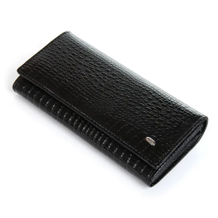 Кошелек LR Женский кожа-лак SERGIO TORRETTI FEW501-2 black