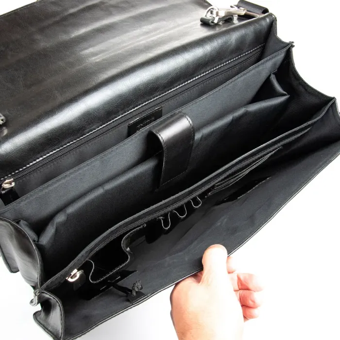 Сумка Мужская Портфель кожа 020009003002 black