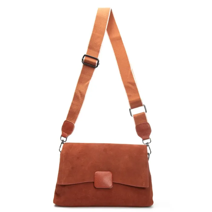 Сумка Женская Классическая замш ALEX RAI 99115-1 camel