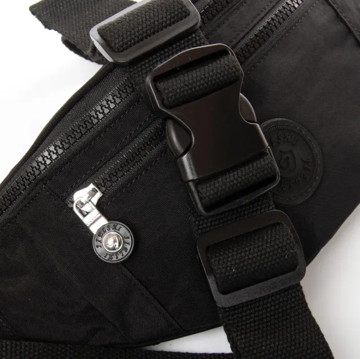 Сумка Женская Текстиль на пояс полиамид Jielshi C25 black