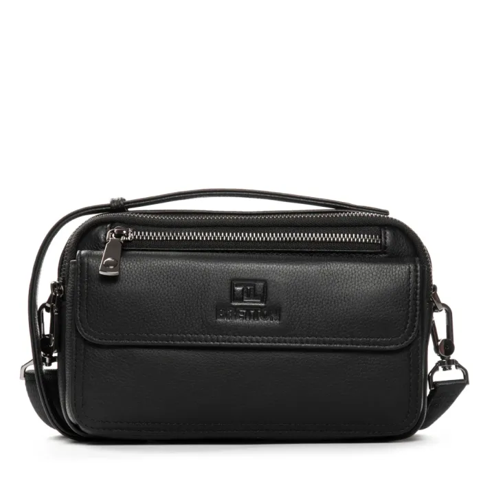 Сумка Мужская Барсетка кожа BRETTON 7935-375 black