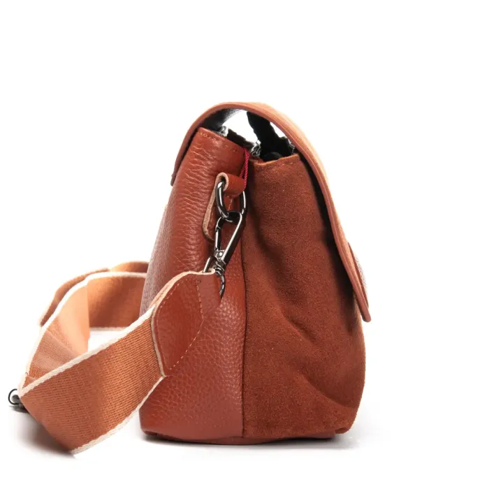 Сумка Женская Классическая замш ALEX RAI 99115-1 camel