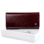 Кошелек LR Женский кожа-лак SERGIO TORRETTI FEW501-2 wine red