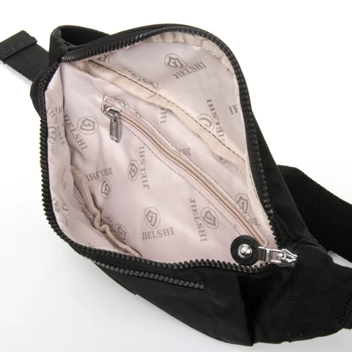 Сумка Женская Текстиль на пояс полиамид Jielshi C25 black