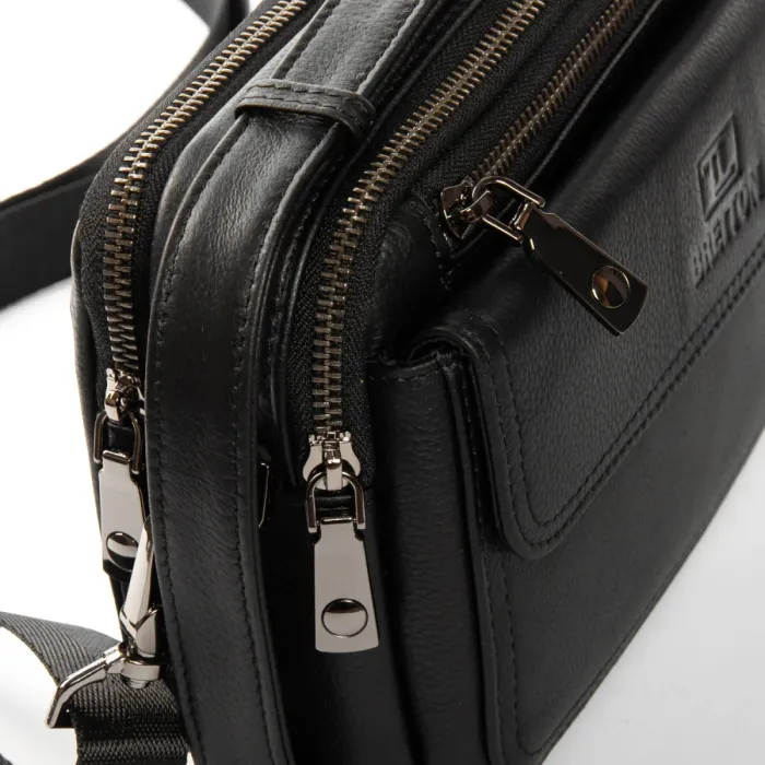 Сумка Мужская Барсетка кожа BRETTON 7935-375 black