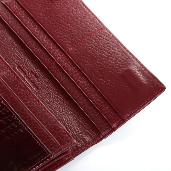 Кошелек LR Женский кожа-лак SERGIO TORRETTI FEW501-2 wine red