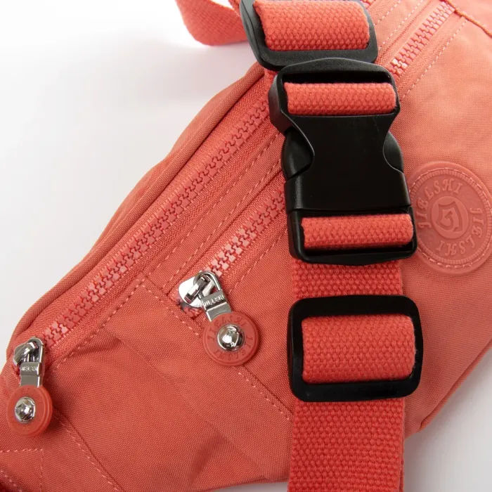 Сумка Женская Текстиль на пояс полиамид Jielshi C25 orange
