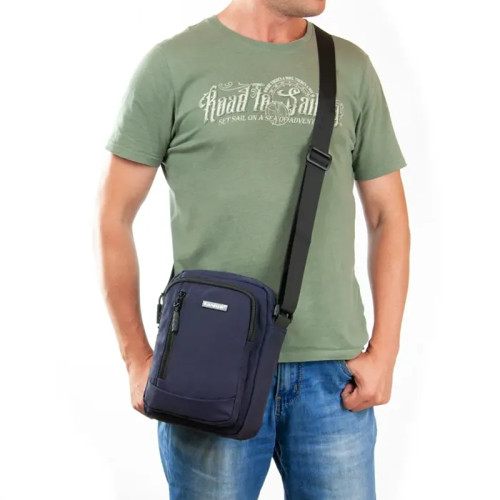 Сумка Мужская Планшет нейлон Lanpad 15068 blue бол