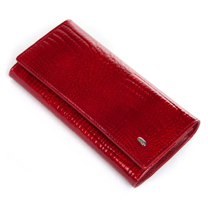 Кошелек LR Женский кожа-лак SERGIO TORRETTI FEW501-2 red