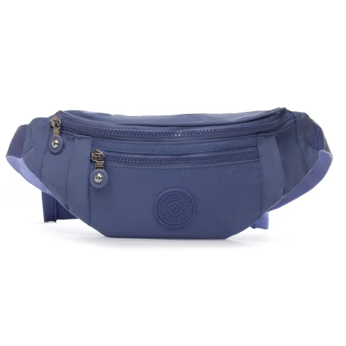 Сумка Женская Текстиль на пояс полиамид Jielshi C25 blue
