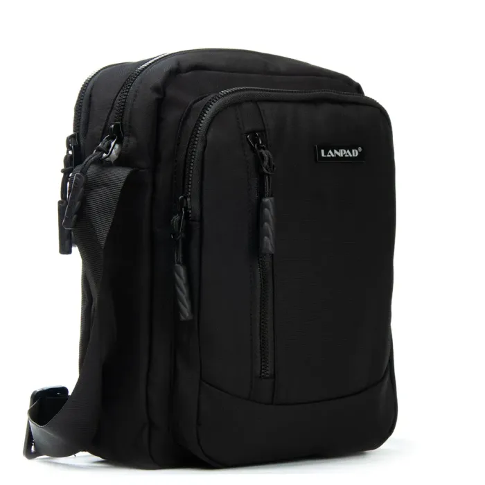 Сумка Мужская Планшет нейлон Lanpad 15068 black бол