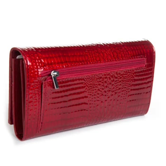 Кошелек LR Женский кожа-лак SERGIO TORRETTI FEW501-2 red