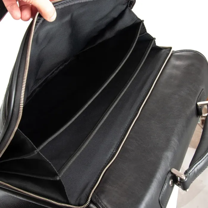 Сумка Мужская Портфель кожа 020010011 black