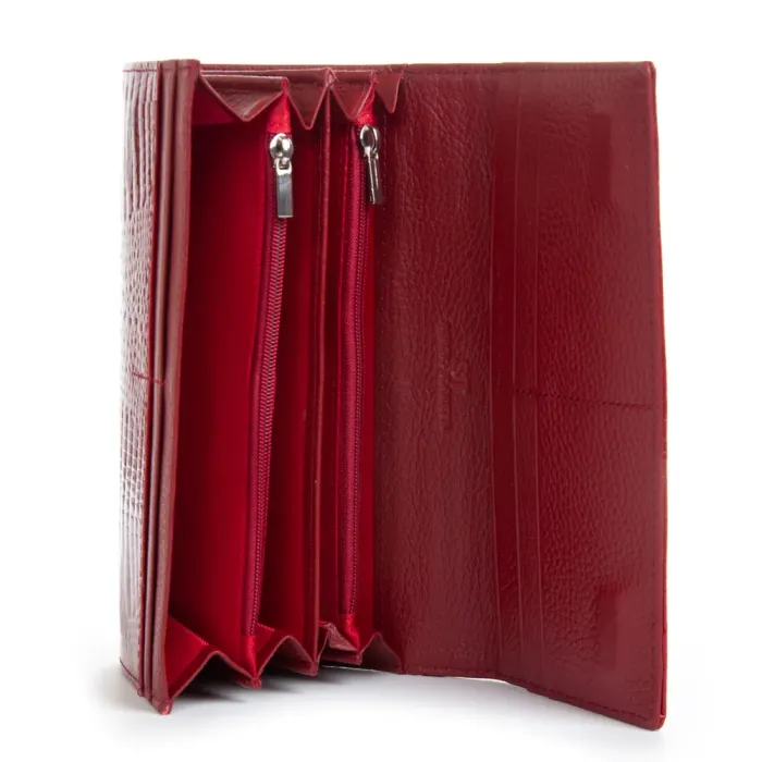 Кошелек LR Женский кожа-лак SERGIO TORRETTI FEW501-2 red