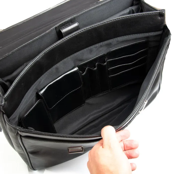 Сумка Мужская Портфель кожа 020010011 black