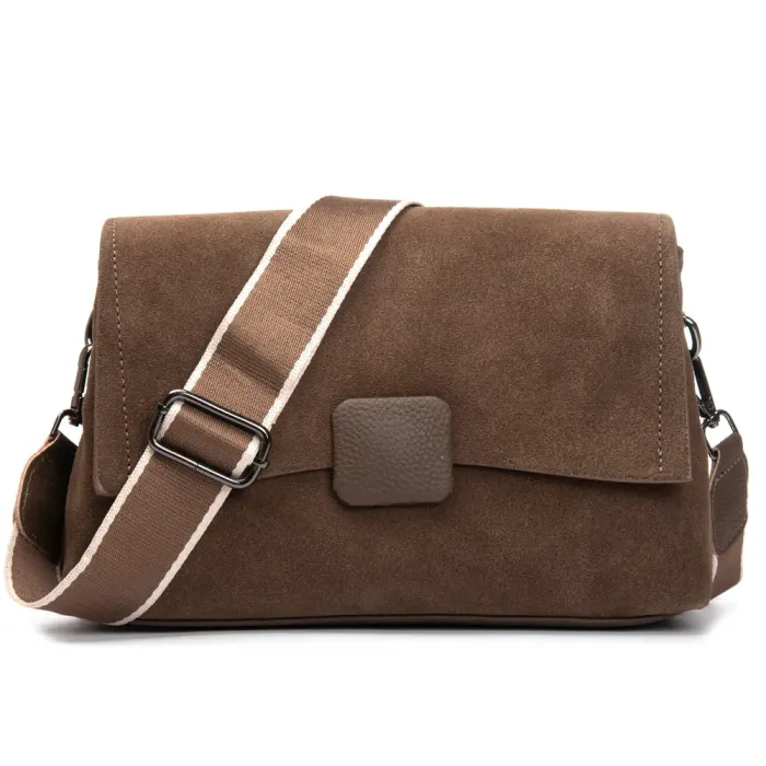 Сумка Женская Классическая замш ALEX RAI 99115-1 khaki