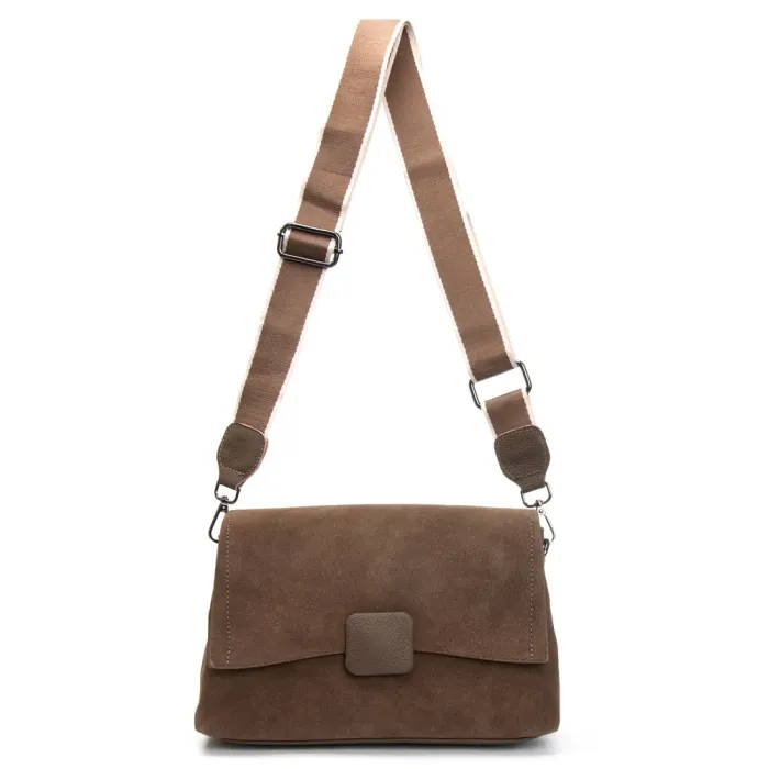 Сумка Женская Классическая замш ALEX RAI 99115-1 khaki