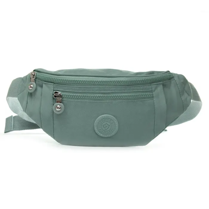 Сумка Женская Текстиль на пояс полиамид Jielshi C25 b.blue