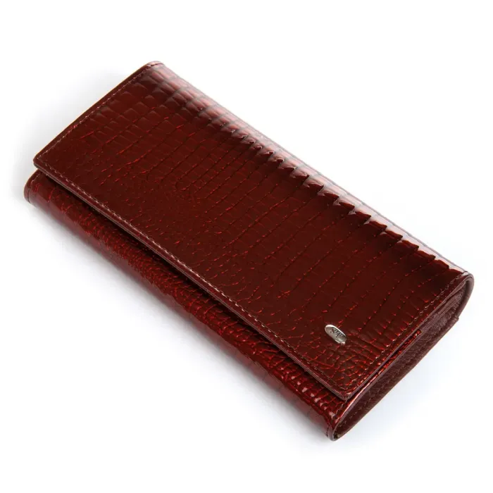 Кошелек LR Женский кожа-лак SERGIO TORRETTI FEW501-2 brown