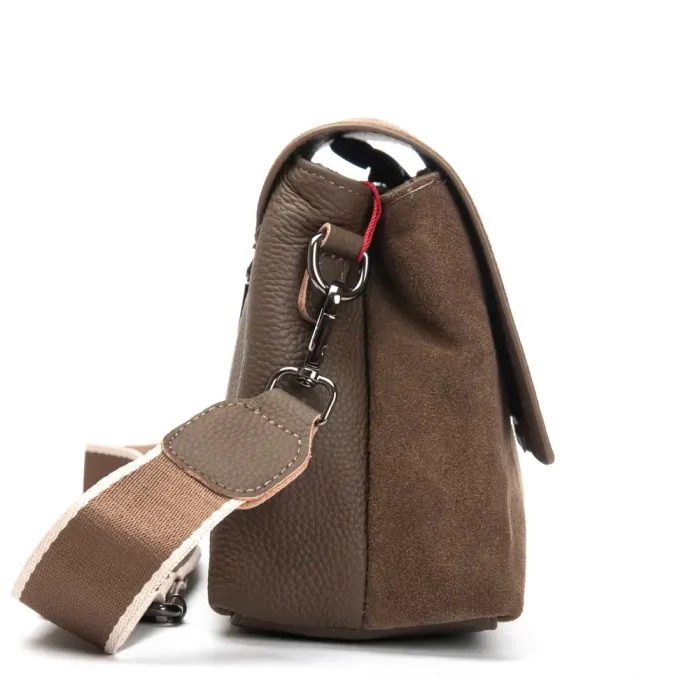 Сумка Женская Классическая замш ALEX RAI 99115-1 khaki