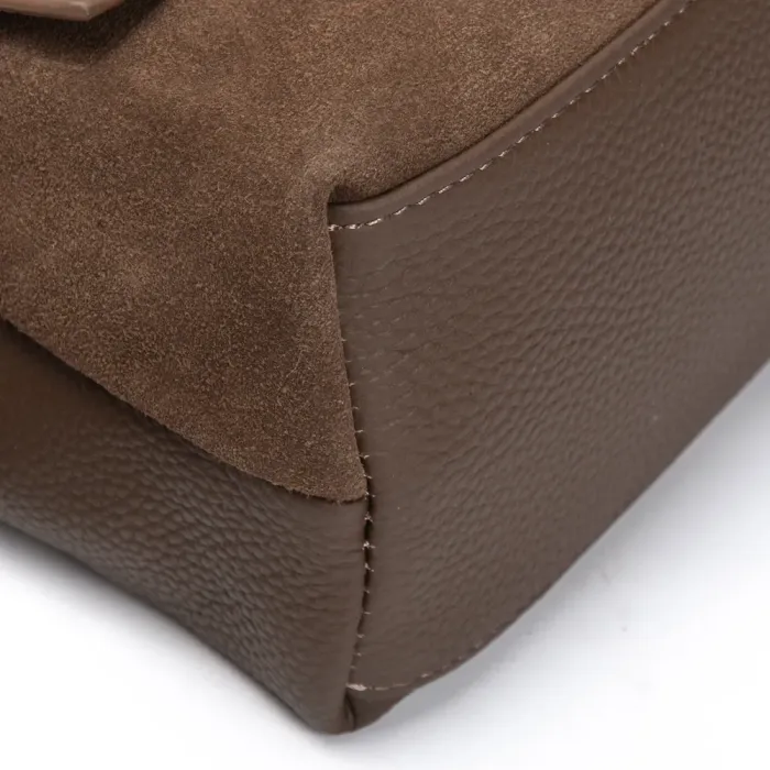 Сумка Женская Классическая замш ALEX RAI 99115-1 khaki