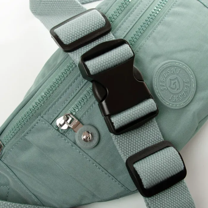 Сумка Женская Текстиль на пояс полиамид Jielshi C25 b.blue