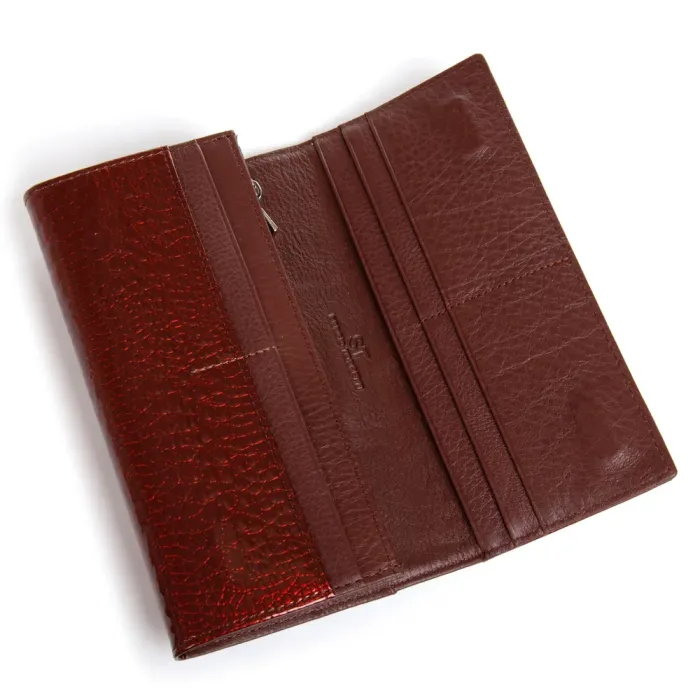 Кошелек LR Женский кожа-лак SERGIO TORRETTI FEW501-2 brown