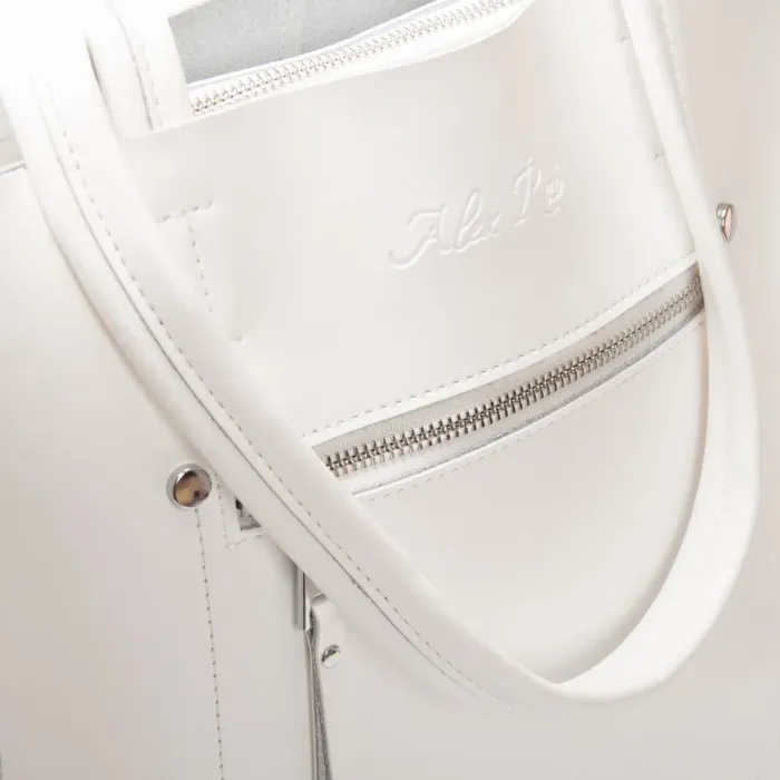 Сумка Женская Классическая кожа ALEX RAI 8773 white