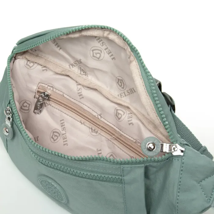 Сумка Женская Текстиль на пояс полиамид Jielshi C25 b.blue