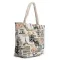 Сумка Женская Пляжная текстиль LUXEVA 5015-10 white эйфелева