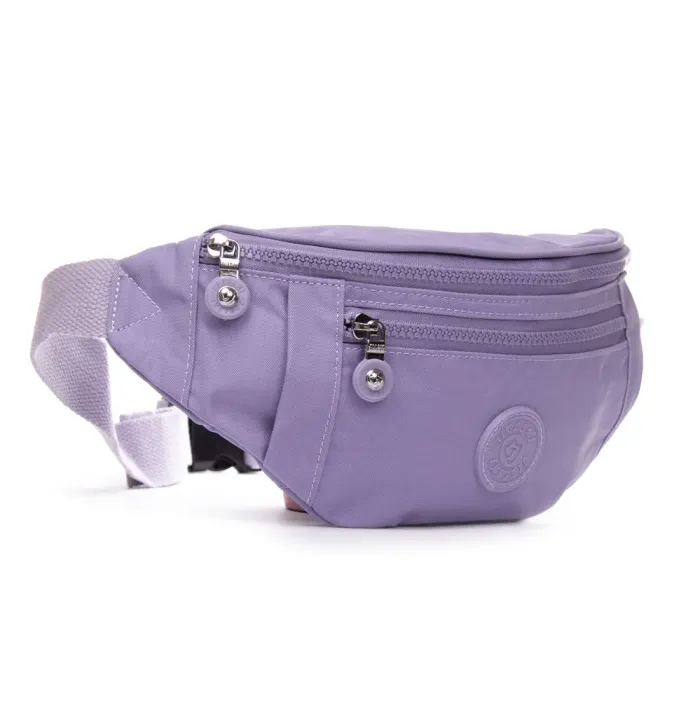 Сумка Женская Текстиль на пояс полиамид Jielshi C25 l.purple