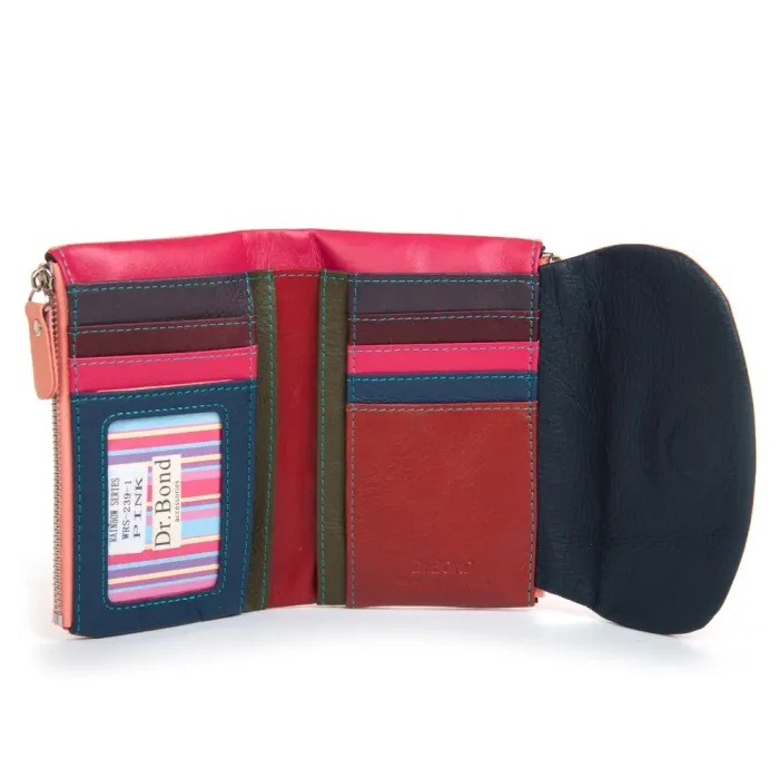 Кошелек Rainbow Женский кожа DR. BOND WRS-239-1 pink