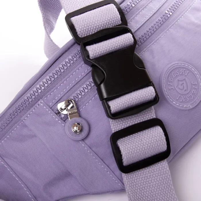 Сумка Женская Текстиль на пояс полиамид Jielshi C25 l.purple
