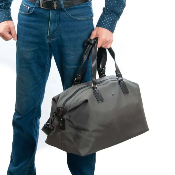 Сумка Мужская Дорожная кожа BRETTON 1601-3F-4 black