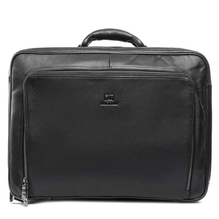Сумка Мужская Дорожная кожа BRETTON 9512-1 black