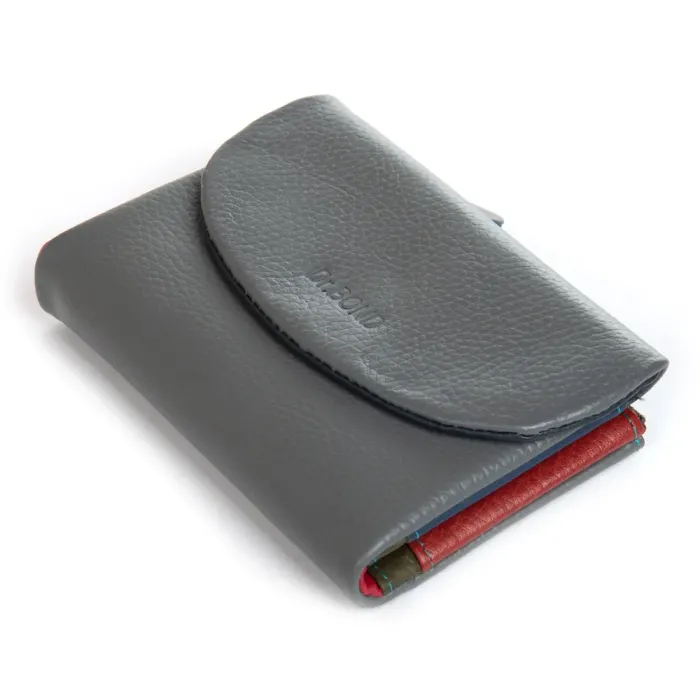 Кошелек Rainbow Женский кожа DR. BOND WRS-239-1 gray