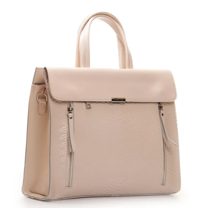 Сумка Женская Классическая кожа ALEX RAI 5052 beige