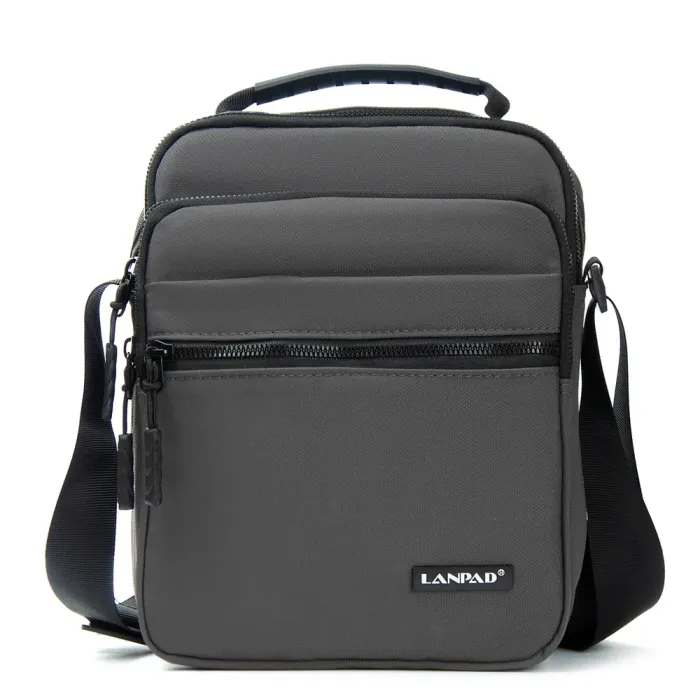Сумка Мужская Планшет нейлон Lanpad 82091 grey бол