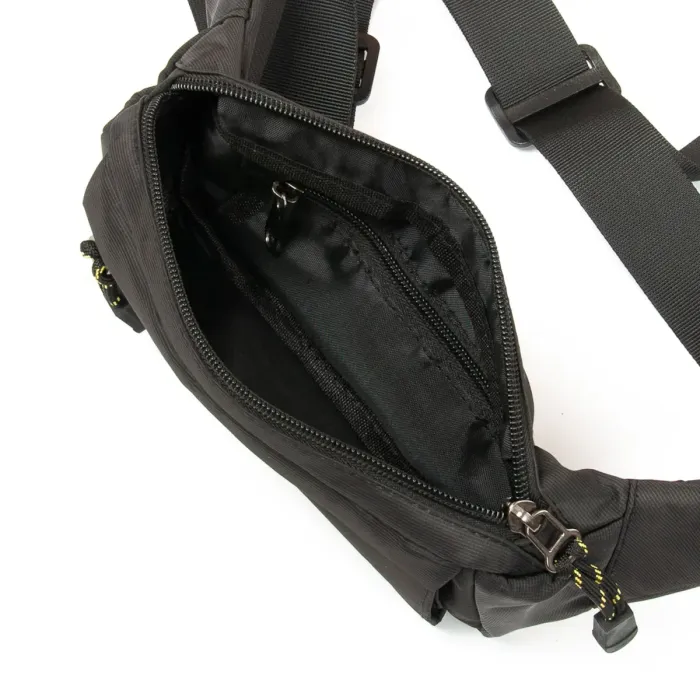 Сумка Мужская На пояс нейлон Lanpad 61048 black