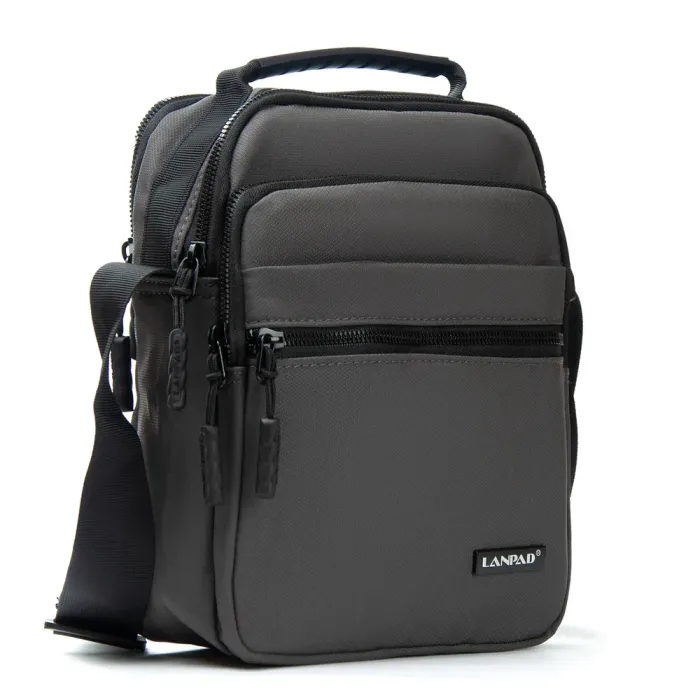 Сумка Мужская Планшет нейлон Lanpad 82091 grey бол