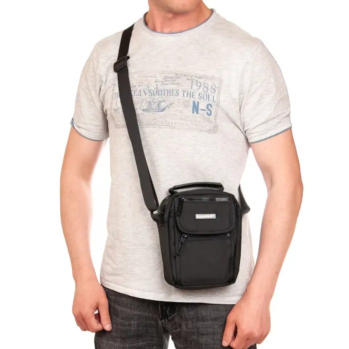 Сумка Мужская Планшет нейлон Lanpad 20826 black