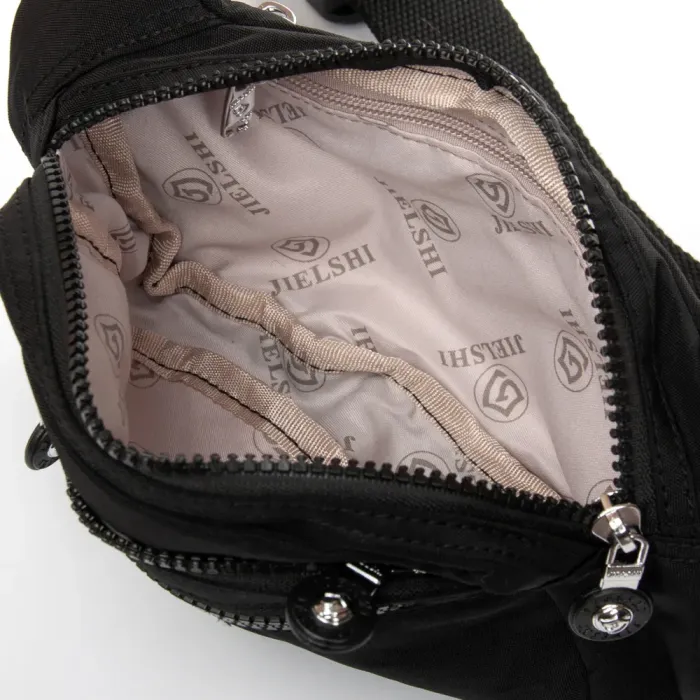 Сумка Женская Текстиль на пояс полиамид Jielshi ZT-001 black