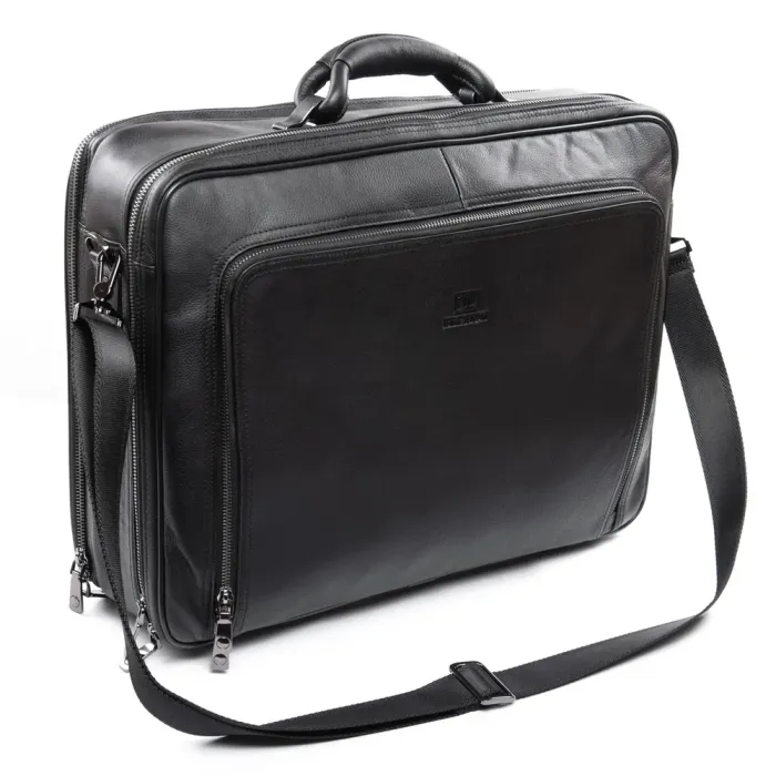 Сумка Мужская Дорожная кожа BRETTON 9512-1 black