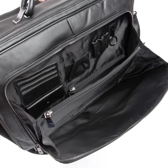 Сумка Мужская Дорожная кожа BRETTON 9512-1 black