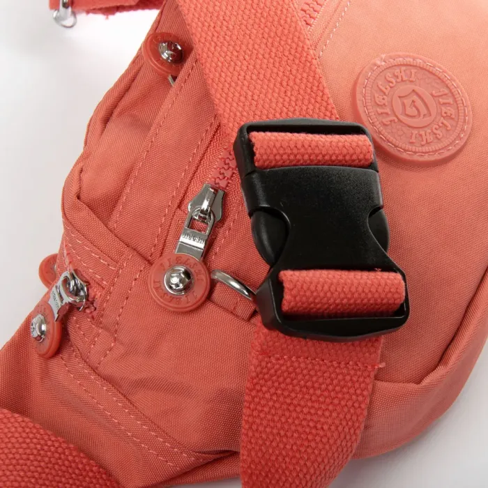 Сумка Женская Текстиль на пояс полиамид Jielshi ZT-001 orange