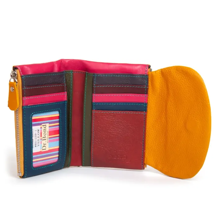 Кошелек Rainbow Женский кожа DR. BOND WRS-239-1 yellow
