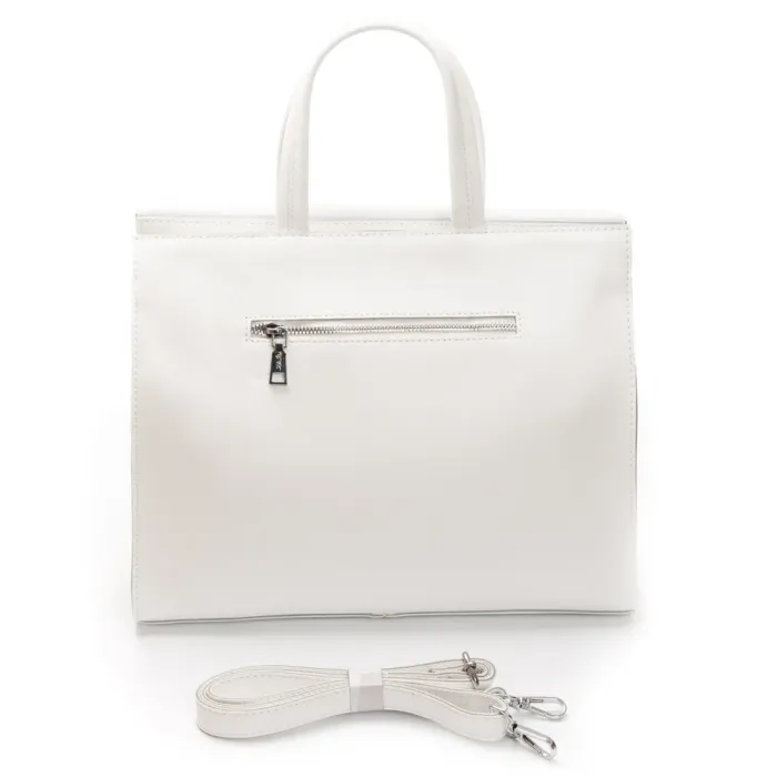 Сумка Женская Классическая кожа ALEX RAI 5052 white