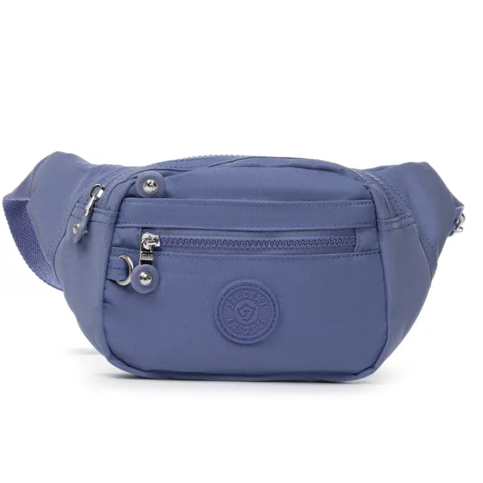 Сумка Женская Текстиль на пояс полиамид Jielshi ZT-001 l.blue