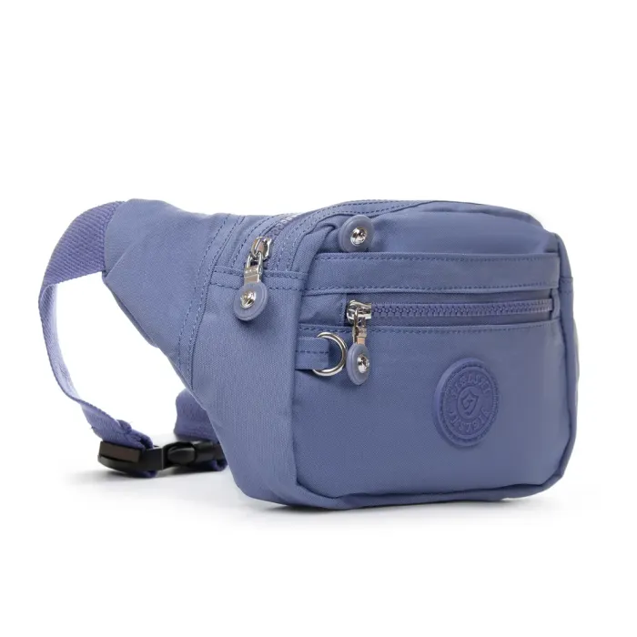 Сумка Женская Текстиль на пояс полиамид Jielshi ZT-001 l.blue