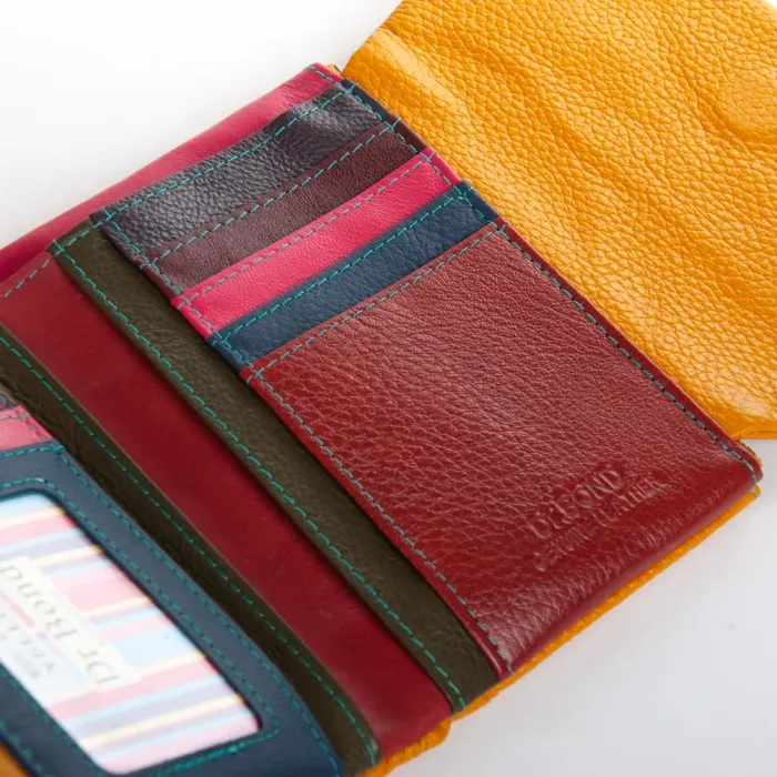 Кошелек Rainbow Женский кожа DR. BOND WRS-239-1 yellow